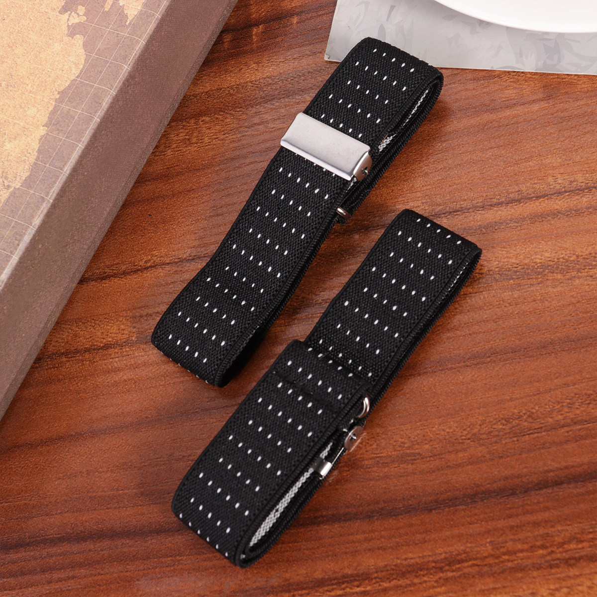 Men Formal Wear Shirts - 1Pair Anti Slip Shirt Armband Chinlon
