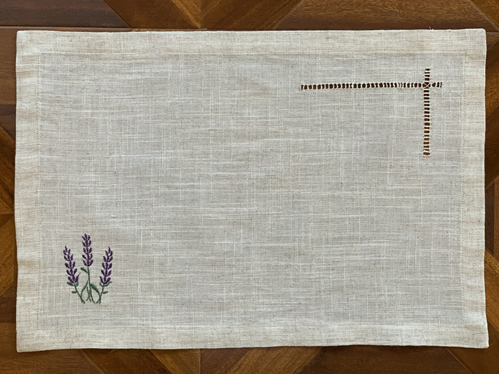 Hemstitch Napkin/Placemat Prov - Monogrammed Handkerchief 评论和价格