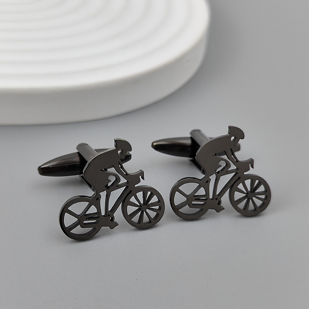 Bicycle racer gold-plated cuff - Men Formal Wear Shirts 评论和价格
