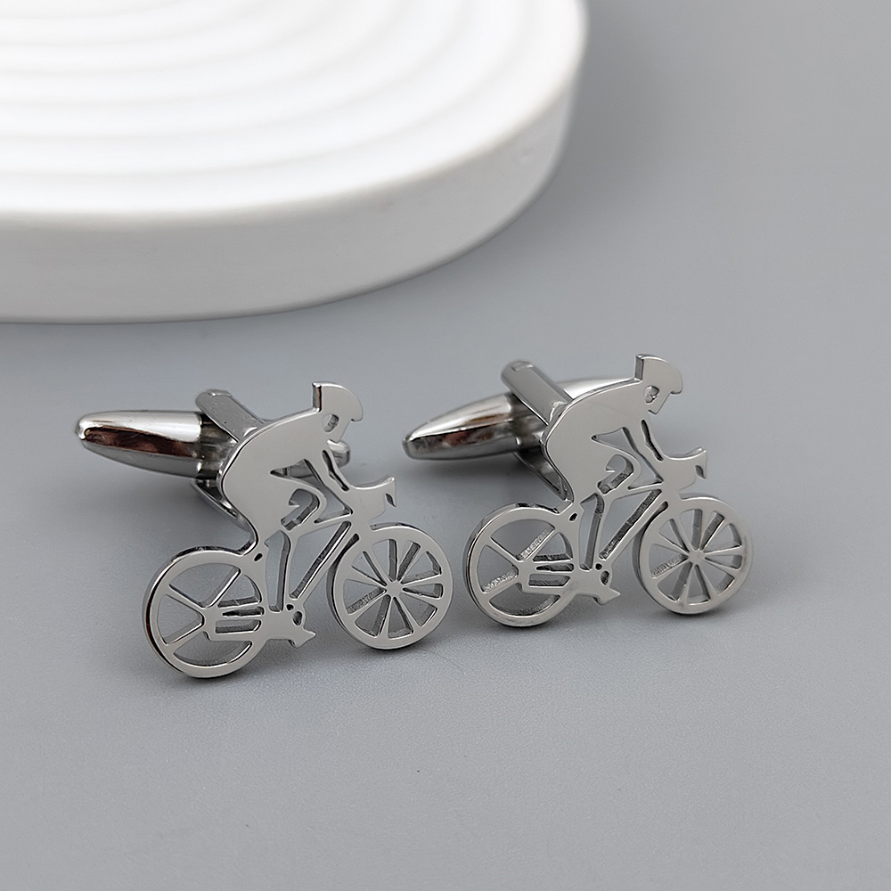 Bicycle racer gold-plated cuff - Men Formal Wear Shirts 评论和价格