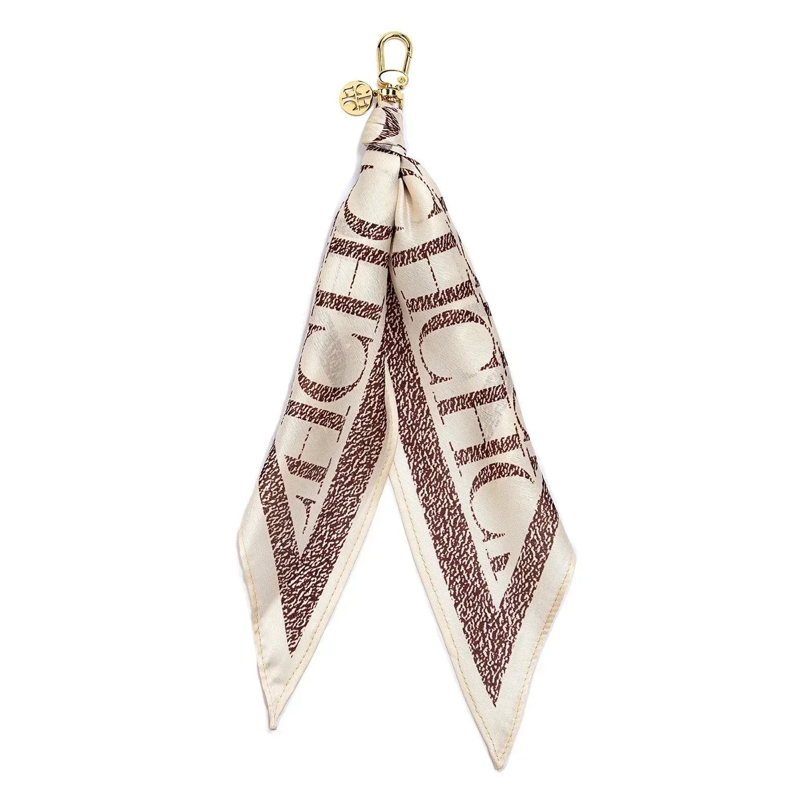 CH Scarf Keychain Bag Charm Mo - Monogrammed Handkerchief 评论和价格