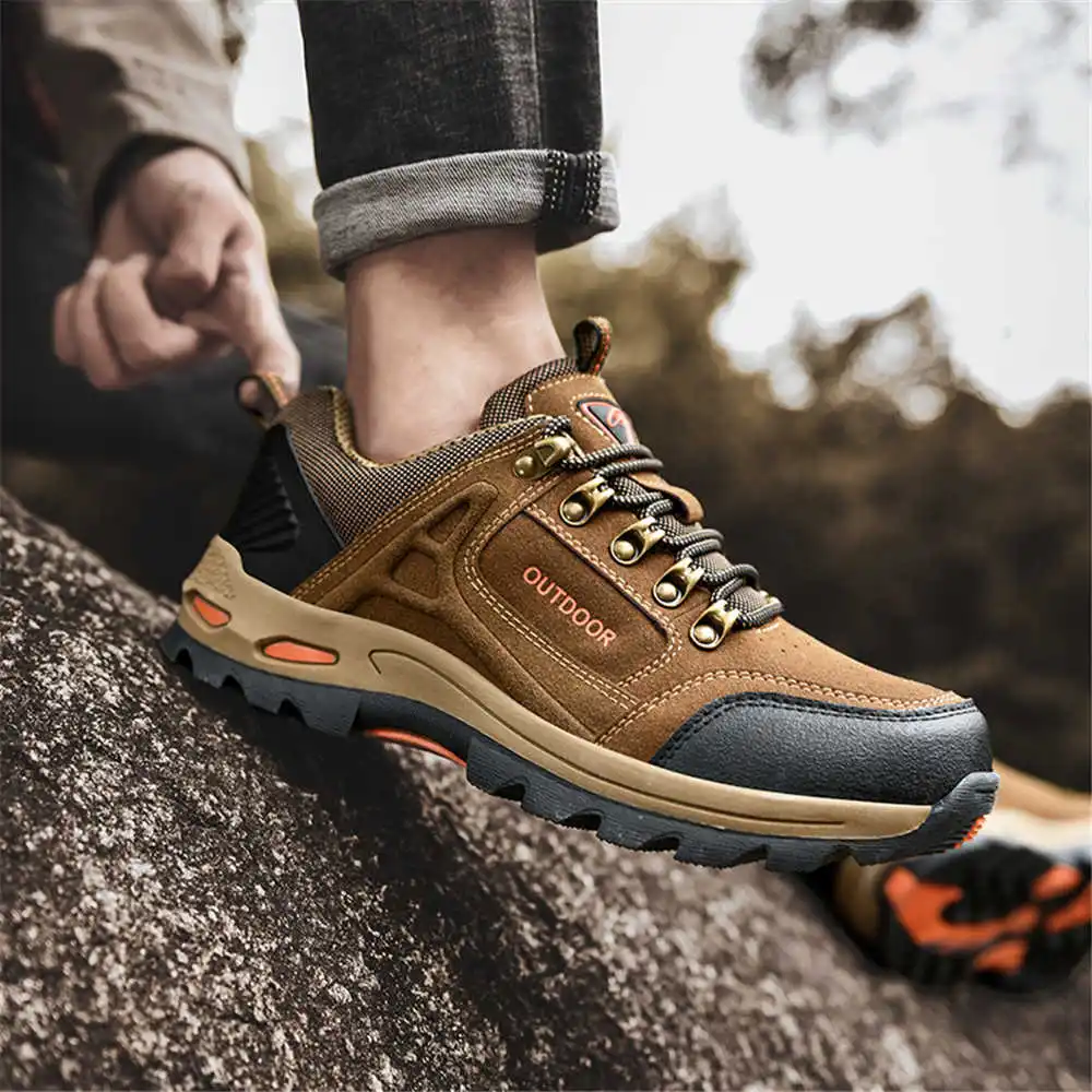 Non-slip Lace Up Hiking Tennis - Formal Wear For Men Yellow 评论和价格
