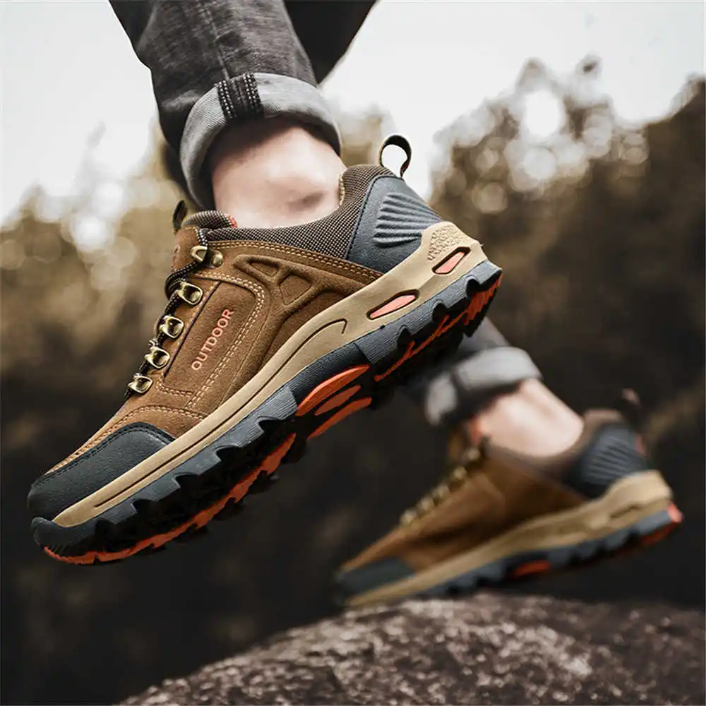Non-slip Lace Up Hiking Tennis - Formal Wear For Men Yellow 评论和价格