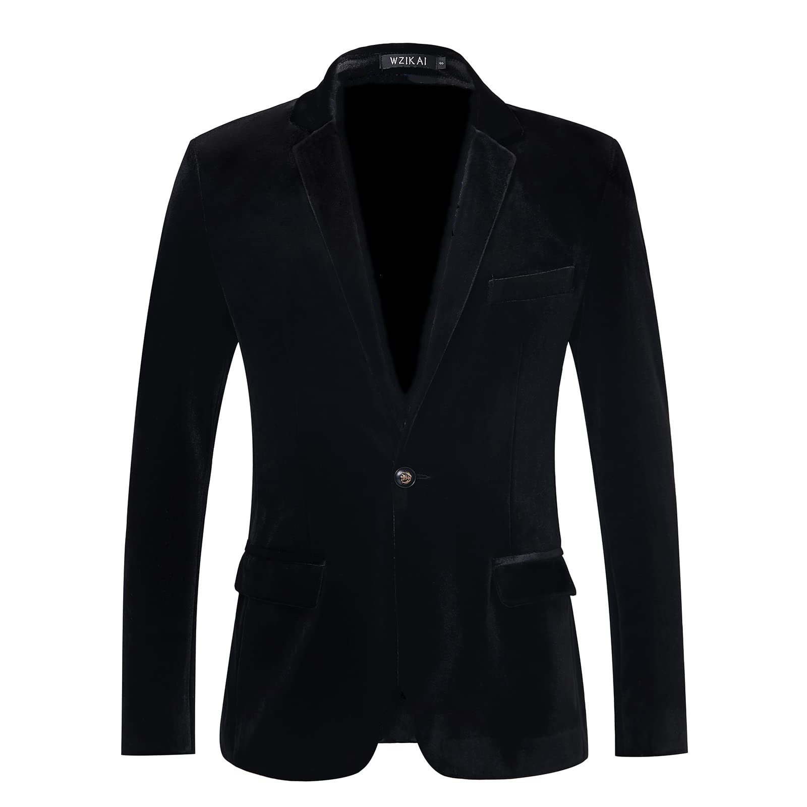 Men's Slim Fit Velvet Blazer J - Men'S Style Formal Wear 评论和价格
