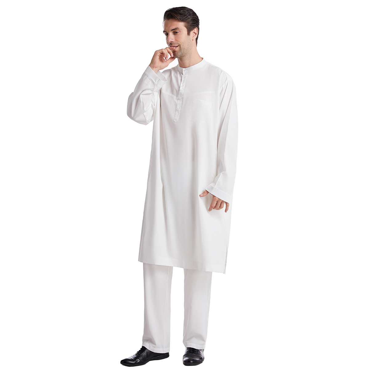 Muslim Men Jubba Thobe 2 Pice  - Men Formal Wear Dubai 评论和价格