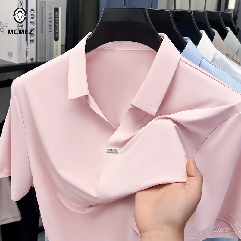 Simple Hidden Bar Fastener Men - Men Formal Wear Shirts 评论和价格