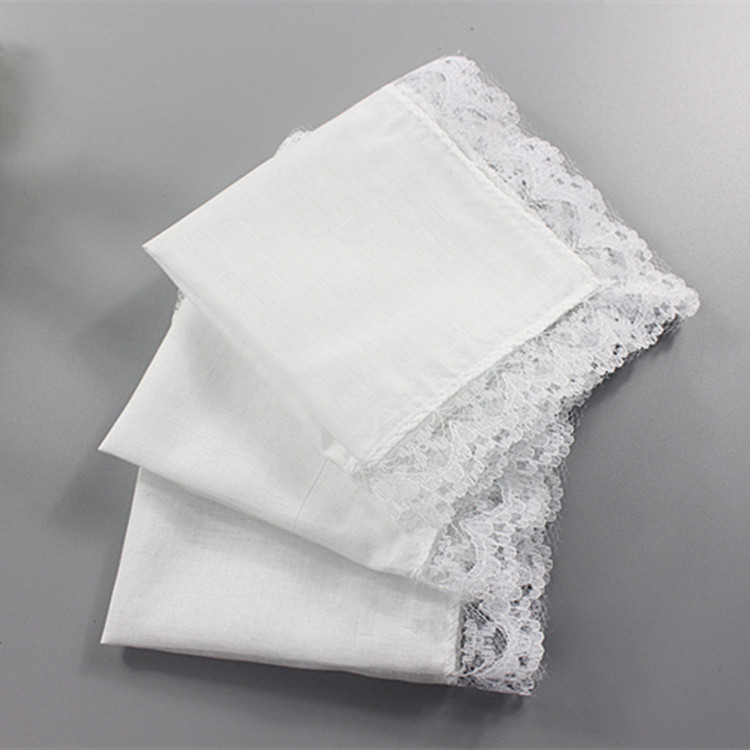 Personalized Lace Handkerchief - Monogrammed Handkerchief 评论和价格