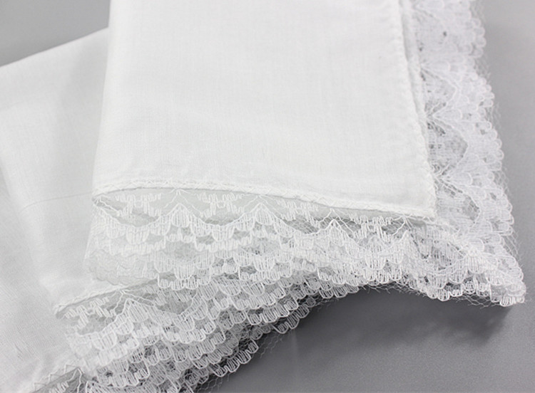 Personalized Lace Handkerchief - Monogrammed Handkerchief 评论和价格