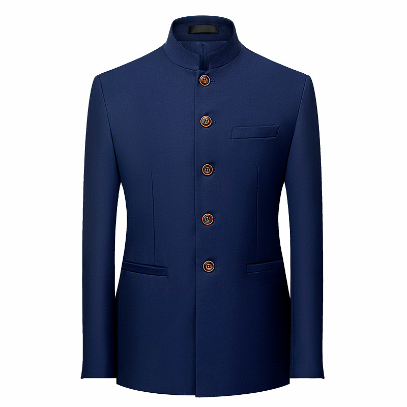 2026 Men's Chinese Style Long  - Formal Wear For Men Yellow 评论和价格
