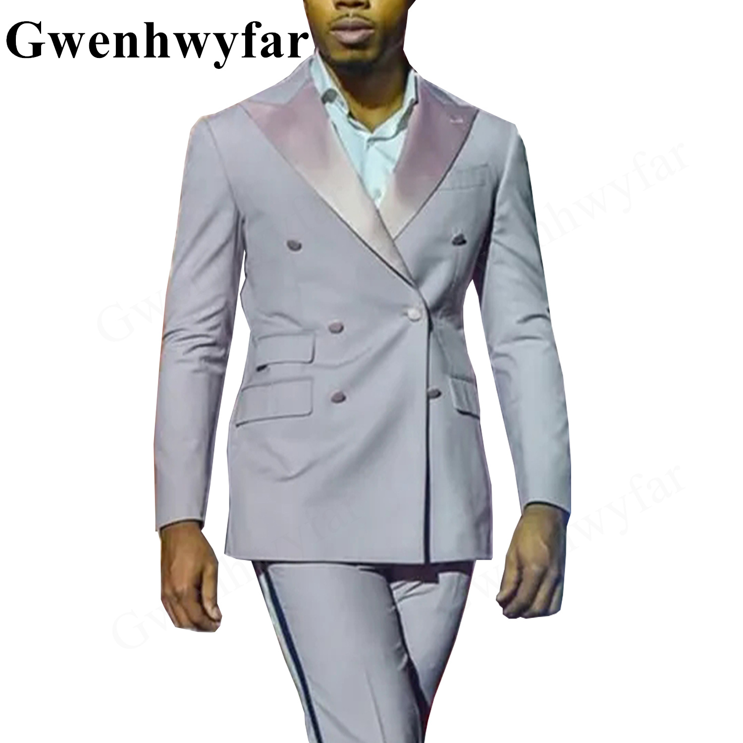 Gwenhwyfar New Light Pink Men' - Men Formal Wear With Blazer 评论和价格