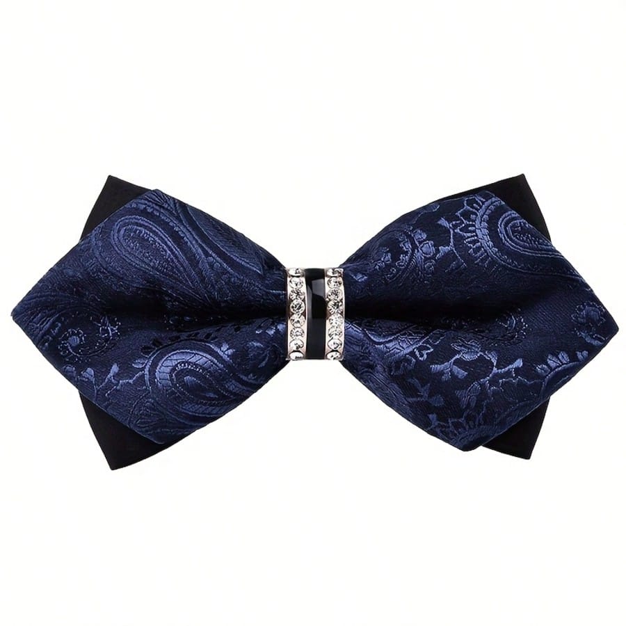 Men's Jacquard Satin Bow Tie w - Formal Wear For Men Yellow 评论和价格