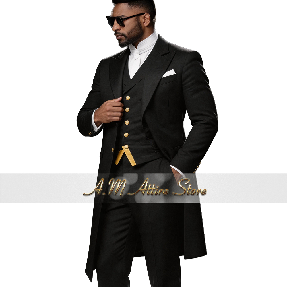 Wedding Suit for Men Blue 3-Pi - Men Formal Wear With Blazer 评论和价格