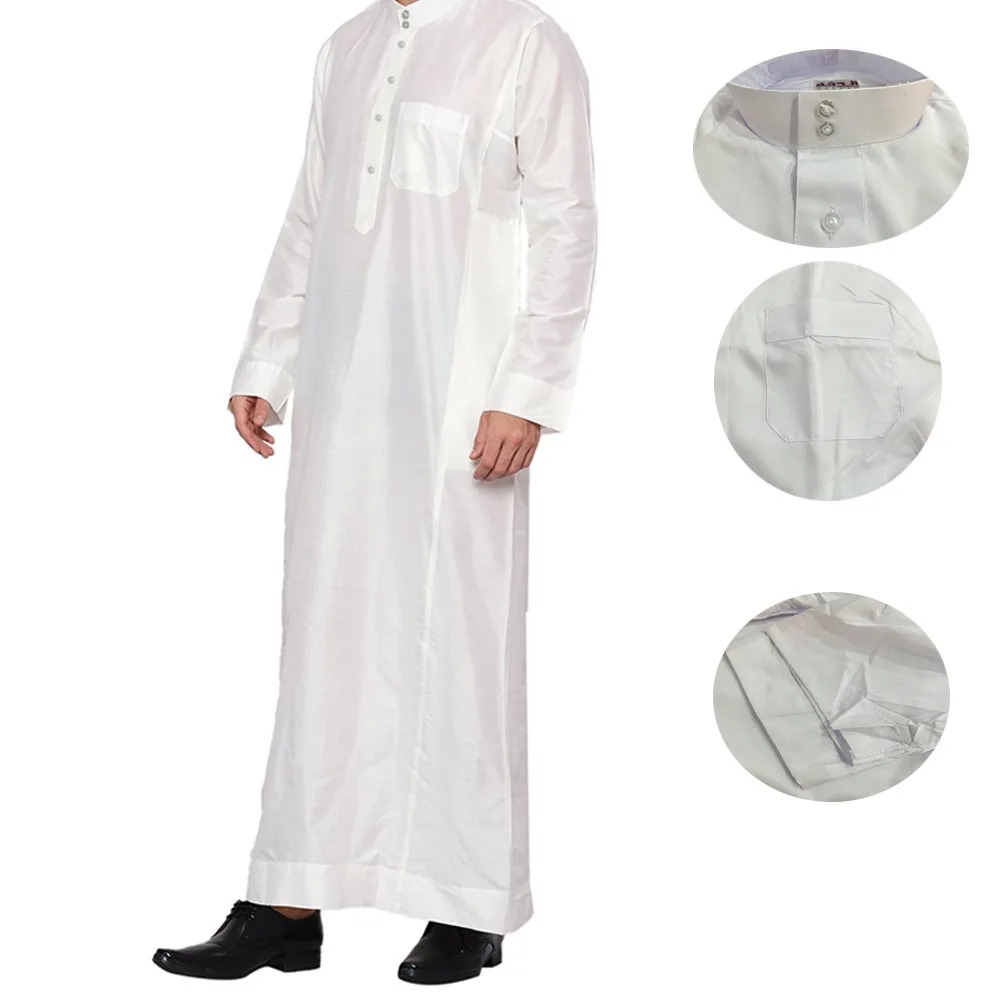 Mens Polyester Qatari Thobe St - Men Formal Wear Dubai 评论和价格