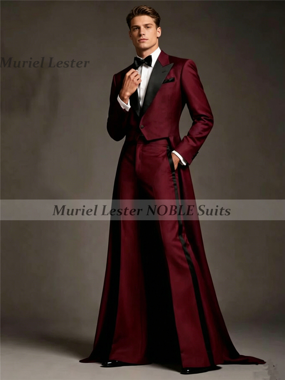 Unique Design Suit Men Long Bl - Men Formal Wear With Blazer 评论和价格