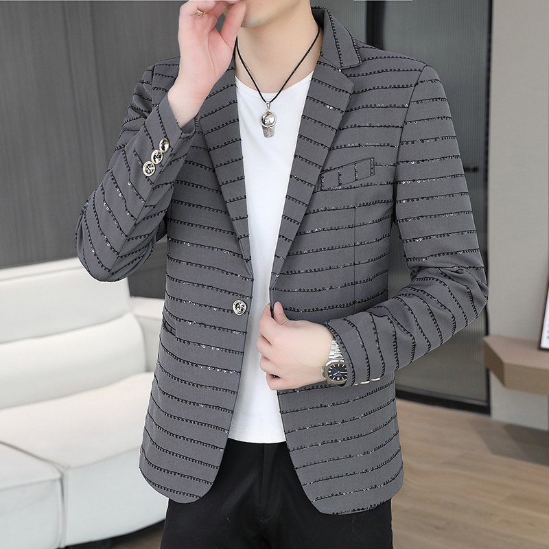 Blazer Men's Sequined High-end - Men'S Style Formal Wear 评论和价格
