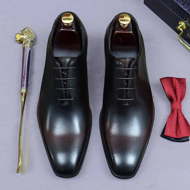 Designer Genuine Leather Mens  - Men Formal Wear Brown 评论和价格