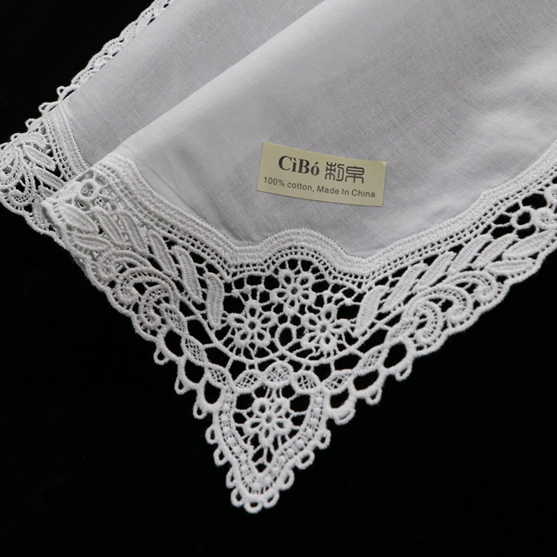 A009 White 100% cotton 10 Piec - Monogrammed Handkerchief 评论和价格