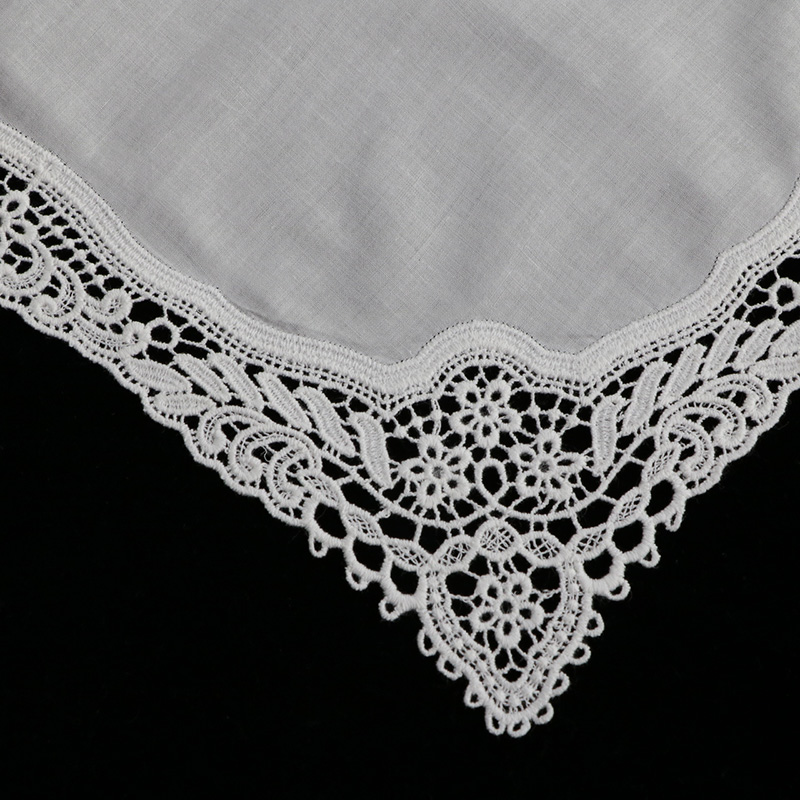 A009 White 100% cotton 10 Piec - Monogrammed Handkerchief 评论和价格